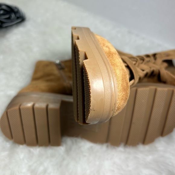 DOLCE VITA LOTTIE CLEAR COMBAT BOOT 8 - Picture 10 of 14